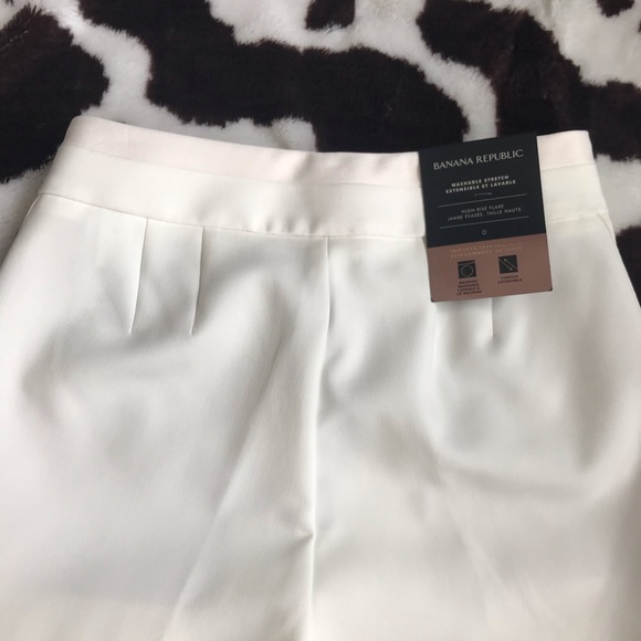 Banana Republic NWT White Suit Pants - Picture 6 of 9